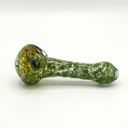 GREEN FLOWER SPOON HAND PIPE