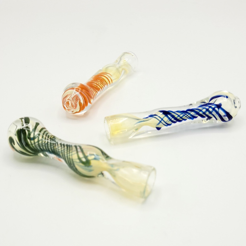 SPIRAL GOLD FUMED CHILLUM