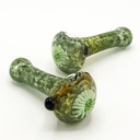 GREEN FLOWER SPOON HAND PIPE