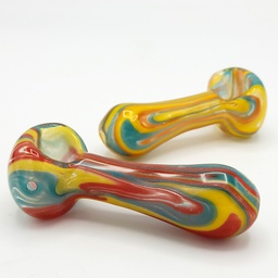[TGP232] SPIRAL FUMED 4&quot; HAND PIPE